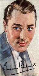 Brian Aherne, 1902-1986, attore cinematografico inglese che ha avuto successo a Hollywood, XX secolo