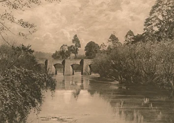 Ponte a Limplet Stoke sul Lower Avon, 1902
