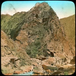 Ponte sul fiume Sutleij, Wanga, India