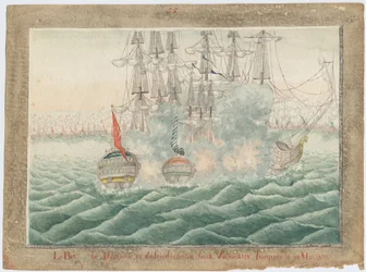 Il brigantino Mercury combatte due navi turche il 14 maggio 1829, 1829