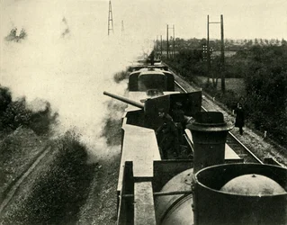 Treno corazzato della Marina Britannica, Prima Guerra Mondiale