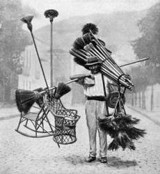 Venditore di scope, Rio de Janeiro, Brasile, 1922