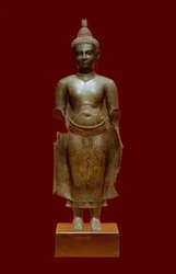 Buddha, arte Khmer, Cambogia, XIV secolo