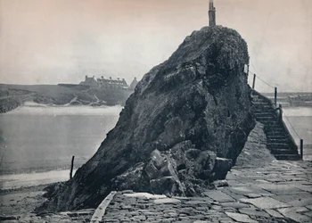 Bude - La roccia della cappella, 1895