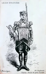 Trombettista, 4° Reggimento della Legione Straniera Francese, 20° secolo