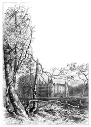 Giardini di Burleigh House, Stamford, Lincolnshire, 1900
