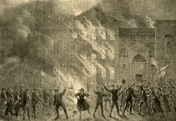 Incendio di Newgate, 1780, c1872