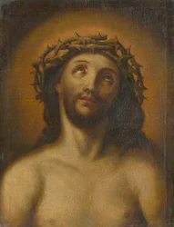 Busto di Cristo con corona di spine