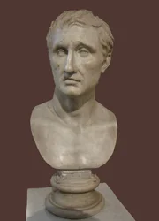 Busto di Menandro. Copia romana della statua greca di Kephisodotos e Timarchos