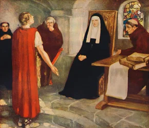 Caedmon davanti a Santa Hilda