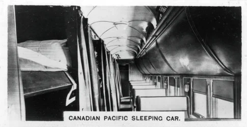Carrozza letto della Canadian Pacific, Canada, c1920s