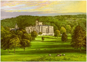 Capernwray, Lancashire, casa della famiglia Marton, c1880