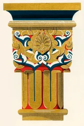 Capitale delle colonne, Corte dello stagno dei pesci, 1907