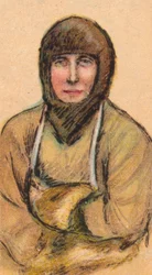 Capitano Oates 1880-1912, esploratore antartico inglese, 1916