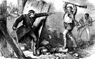 Cattura di John Brown nella casa delle macchine, c1880