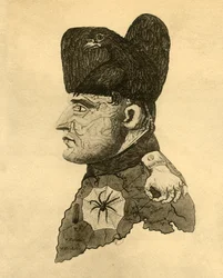 Caricatura di Napoleone, c1814, 1921