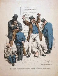 Caricatura dei proprietari, Comune di Parigi