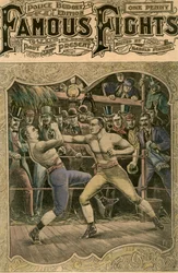 Carney colpì con tutta la sua forza la mascella destra, 1880s fine XIX o inizio XX secolo