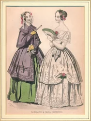 Abiti da carrozza e da ballo, XIX secolo