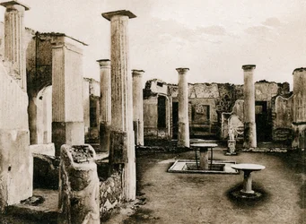 Casa di Marco Olconio, Pompei, Italia, c1900