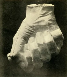 Calco della mano destra di Lincoln, 1860, 1930