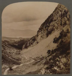 Castello Craig e la bellissima valle di Borrowdale, Lake District, Inghilterra, 1903