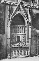 Cattedrale di Avignone. - Tomba del Papa Benedetto XII, c1925