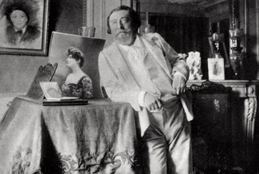 Catulle Mendes, poeta e letterato francese, 1906