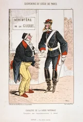 Cavalleria della Guardia nazionale, assedio di Parigi, 1870-1871
