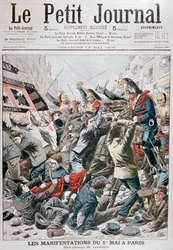 Carica di Cavalleria durante la Dimostrazione per il 1° Maggio a Parigi, 1906