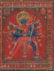 Chakrasamvara e consorte Vajravarahi, 1450-1500
