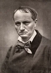 Charles Baudelaire, influente poeta, critico e traduttore francese, metà del XIX secolo