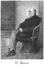 Charles Darwin, naturalista inglese, 1883