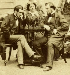 Scacchi e carte, c1850s