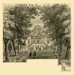 Chiswick House, nel 1763, c1878