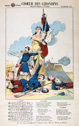Choeur des Girondins, spartito, guerra franco-prussiana, 1870-1871