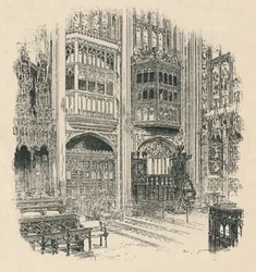 Stalli del coro e armadio reale, Cappella di San Giorgio