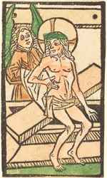 Cristo seduto sulla sua tomba con un angelo, c. 1470-1480