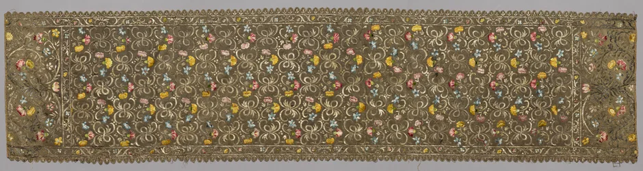 Mantello battesimale, fine 1500