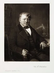 Christian Friedrich Schonbein, chimico tedesco, c 1860