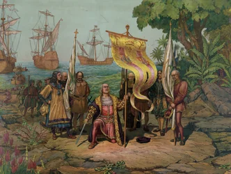 Cristoforo Colombo (1451 - 1506) rivendica il 