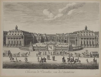 Castello di Versailles nel 1682, 1682