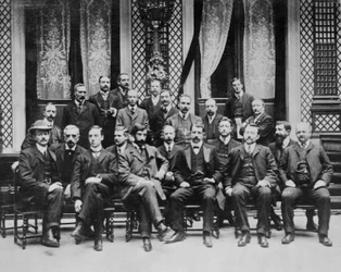 Pionieri del cinema a una convenzione a Parigi