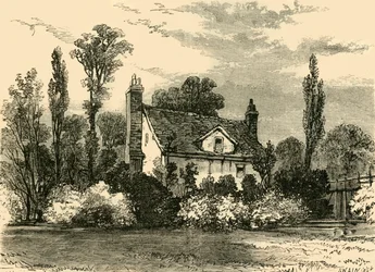 Casa di Claude Duval, nel 1825, c1876