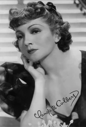 Claudette Colbert, attrice americana, XX secolo