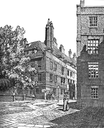 Cliffords Inn, vista verso nord-est, 1903