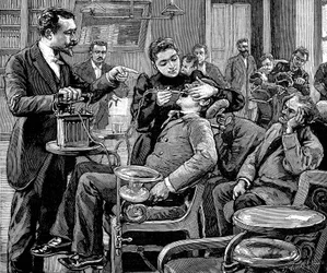 Clinica alla Scuola di Odontoiatria, Parigi, 1892