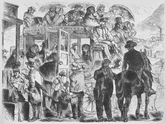 Carrozze per località di villeggiatura e hotel, c1859, 1938