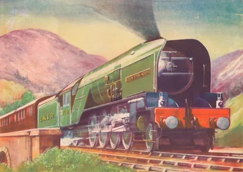 Locomotiva Cock O The North, L.N.E.R., nelle Highlands, 1940