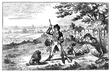 Sportivi cockney che ricaricano, 1800